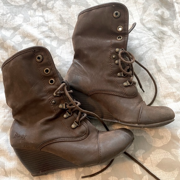 Blowfish, Size 8, Brown, Wedge Heeled, Bootie - Picture 3 of 5